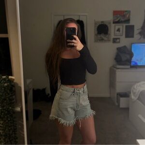 Wild Fable Light Blue Denim Shorts Size 2 NWT